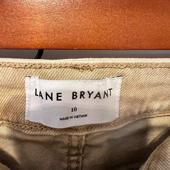 Lane Bryant Woman's Size 18 Tan Jeans 30” inseam - Picture 2 of 3